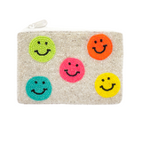 Multi Color Smile Face Coin Pouch
