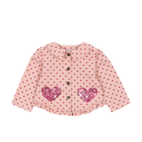 Nola Sequin Shirt Jacket Got - Berry Coeur