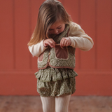 Organic Pointelle T-shirt Buttermilk LS