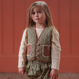 Organic Pointelle T-shirt Buttermilk LS