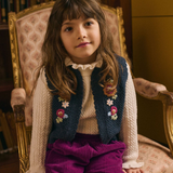 Pants Flor - Raspberry