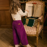 Pants Flor - Raspberry