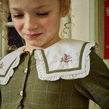 Paola, Dress, in Kaki Checks