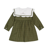 Paola, Dress, in Kaki Checks