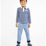 Parker Polo - Navy Twin Stripe