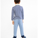 Parker Polo - Navy Twin Stripe