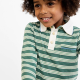 Parker Polo - Pine Twin Stripe
