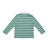 Parker Polo - Pine Twin Stripe