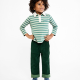 Parker Polo - Pine Twin Stripe