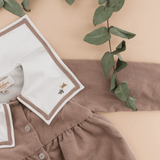 Paulin, Baby Romper, in Café Au Lait Corduroy