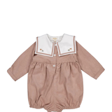 Paulin, Baby Romper, in Café Au Lait Corduroy