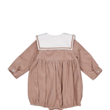 Paulin, Baby Romper, in Café Au Lait Corduroy