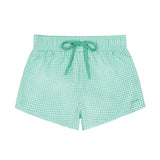 Boys Green Gingham Boardie