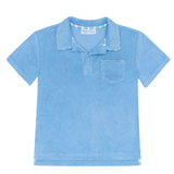 Boys Heritage Blue French Terry Polo