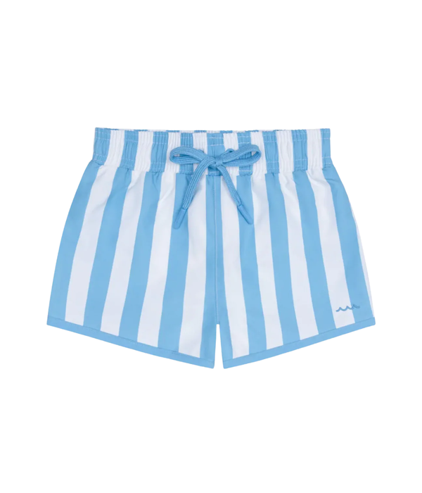 Boys Blue Cabana Stripe Boardie
