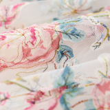 Reign Frill Embroidered Mini Dress - Floral