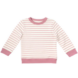 Remy Sweatshirt - Rose French Stripe