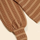 Roberta Jersey LS Top - Kanna Stripe