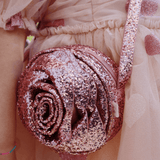 Rose Glitter Purse