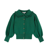 Ruffle Collar Cardigan