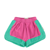 Shorts - Fuchsia & Green
