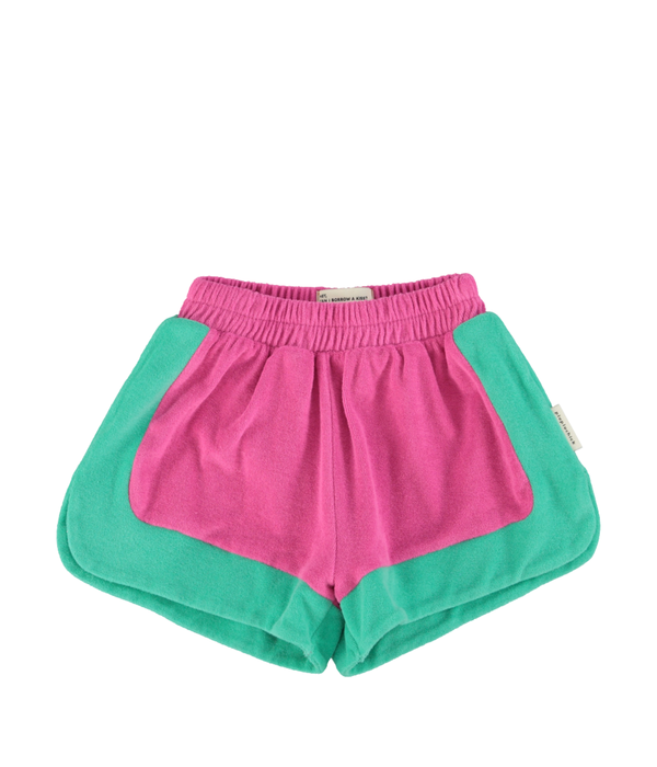 Shorts - Fuchsia & Green