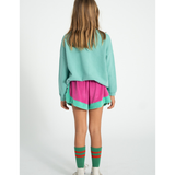 Shorts - Fuchsia & Green