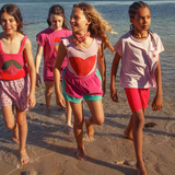 Shorts - Fuchsia & Green