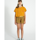 Shorts - Mustard Animal Print