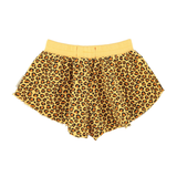 Shorts - Mustard Animal Print