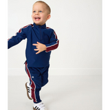 Sideline Half-Zip - Navy/Maroon