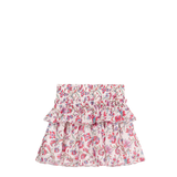 Skirt Roumia Printed Cotton Voile - Cream Floral Haven