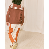 Slim Flared Jeans - Colorblock Rusty Denim