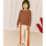 Slim Flared Jeans - Colorblock Rusty Denim