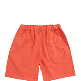 Smiling Woven Bermuda Shorts