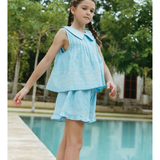 Sofia Sleeveless Set - Airy Blue