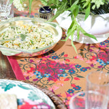 Table Runner Blumen Orange