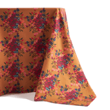 Tablecloth Blumen Orange