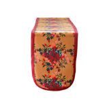 Table Runner Blumen Orange