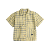 Spicy Window Pane Woven Shirt - Yellow