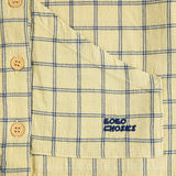 Spicy Window Pane Woven Shirt - Yellow