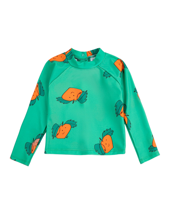 Tangerine All Over Swim T-shirt - Green