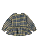 Terre Blouse Gots - Laurel Blue Check