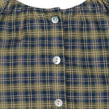 Terre Blouse Gots - Laurel Blue Check