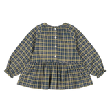 Terre Blouse Gots - Laurel Blue Check