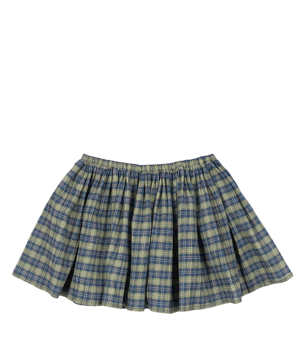 Terre Skirt Gots - Laurel Blue Check