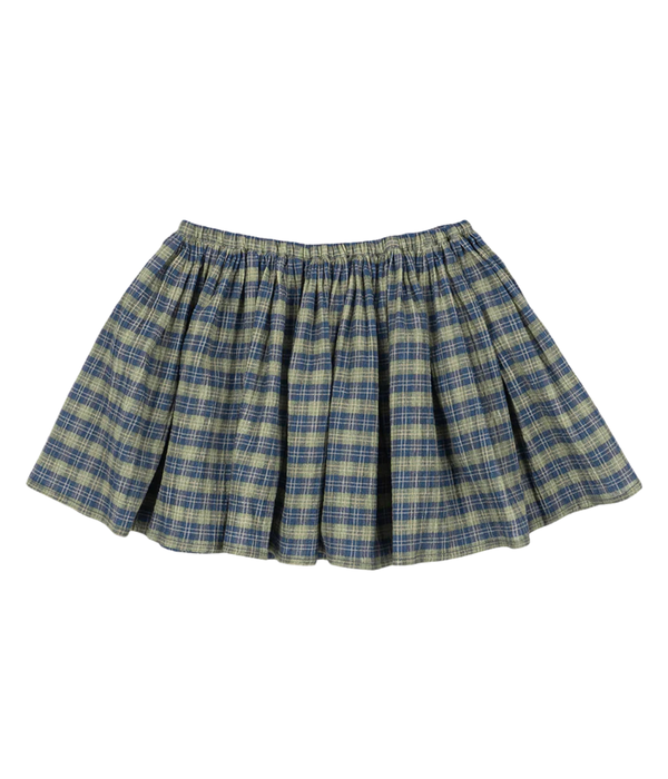 Terre Skirt Gots - Laurel Blue Check