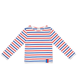 The Riley - White/True Blue/Poppy