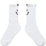 The Women's Line Smile Sock - White