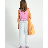 Top - Pink W/ "Peace" Print